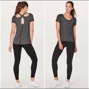 Lululemon Extra Mile Short Sleeve Sz 8